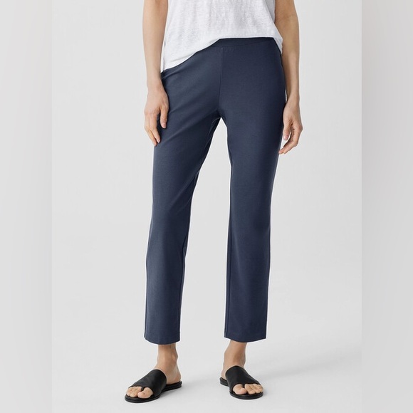 Eileen Fisher Pants - Eileen Fisher stretch crepe Straight Leg Pants